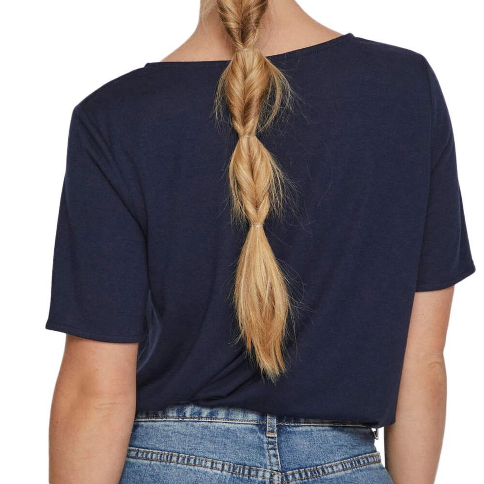 Voir la diapositive 2 : Vila T-shirt Marine Femme Vila Mooney