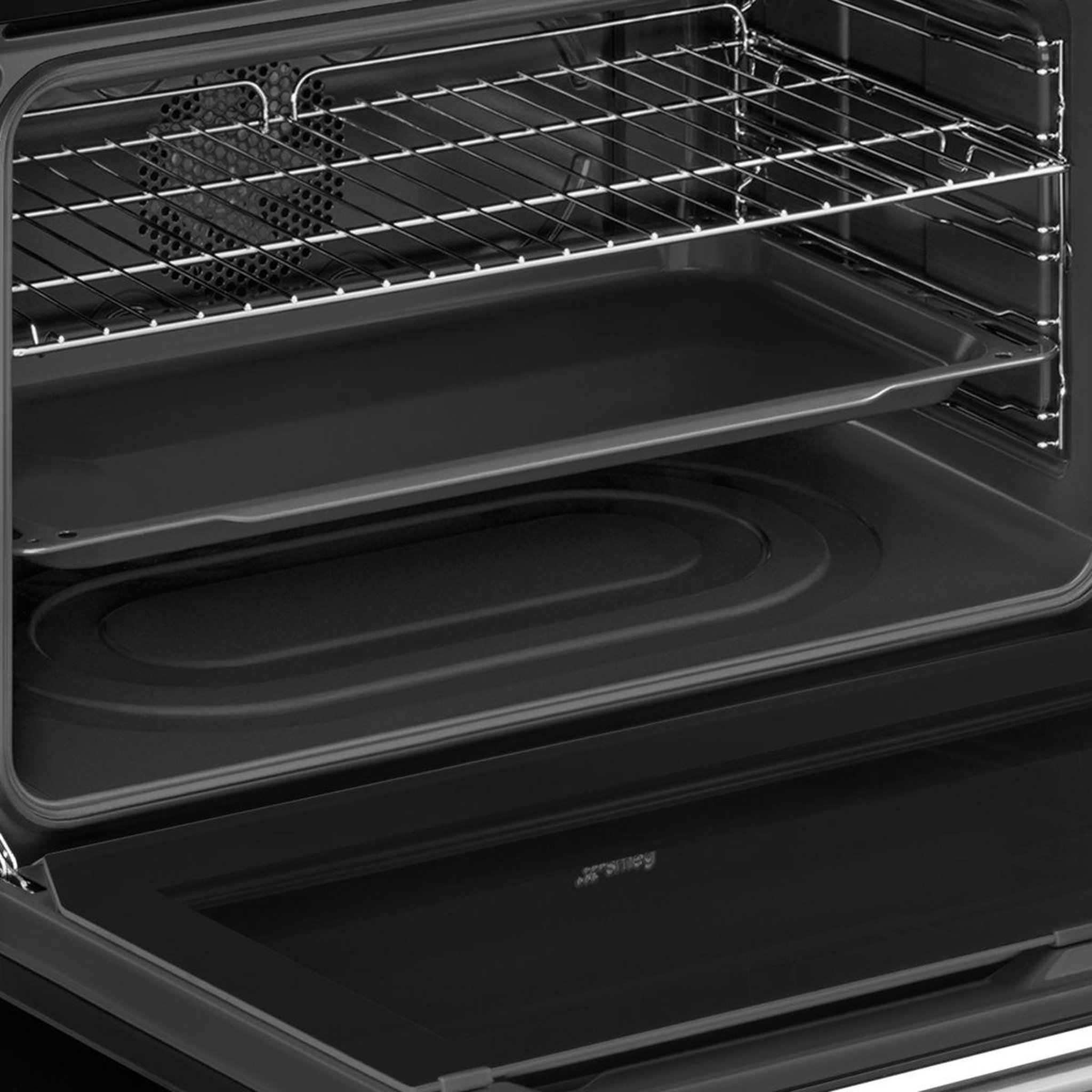Voir la diapositive 5 : SMEG Piano de cuisson gaz sx91gm