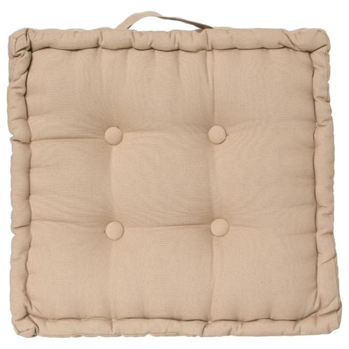 ATMOSPHERA Coussin de Sol  Dorian  40x40cm Beige