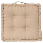 ATMOSPHERA Coussin de Sol  Dorian  40x40cm Beige