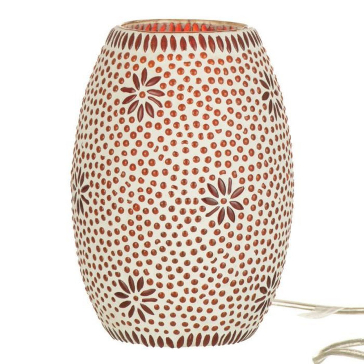 Paris Prix Lampe à Poser en Verre  Bram  20cm Rouge