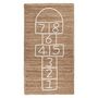 Voir la diapositive 1 : Atmosphera Kids Tapis Déco Enfant Jute  Marelle  80x150cm Naturel