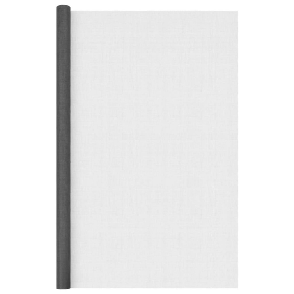 VIDAXL Ecran en treillis Fibre de verre 112x2000 cm Noir