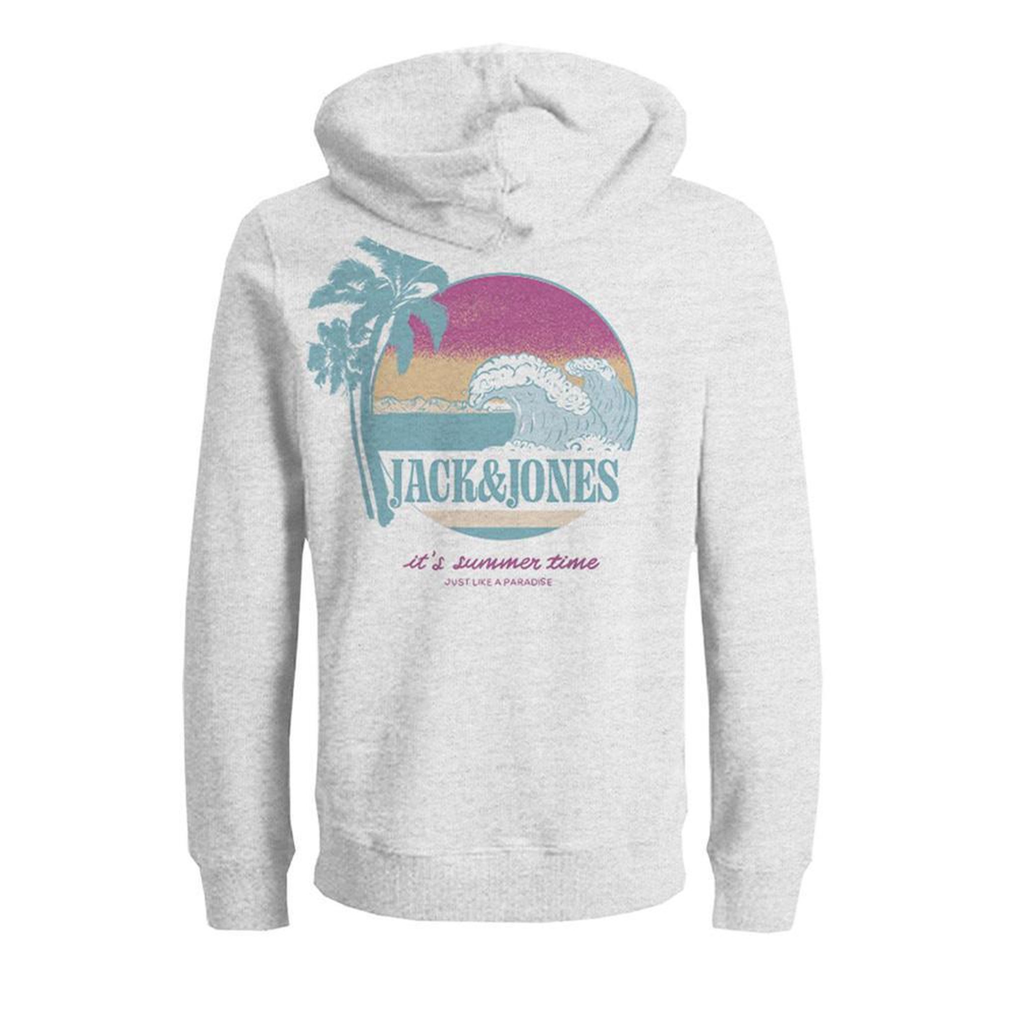 Voir la diapositive 2 : Jack & Jones Sweat Gris Chiné Homme Jack & Jones Jorsan