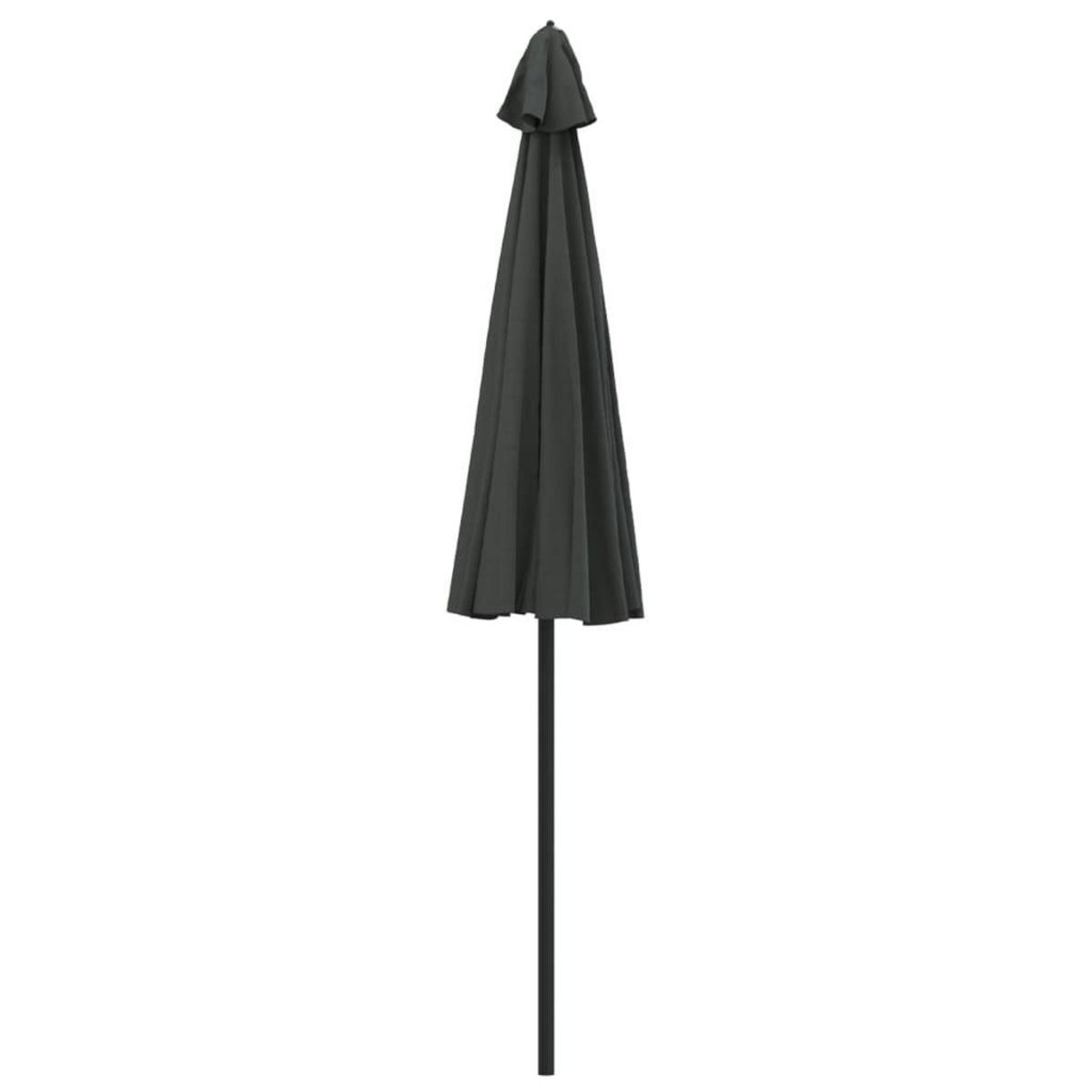 VIDAXL Parasol d'exterieur avec mat en aluminium 270 cm Anthracite