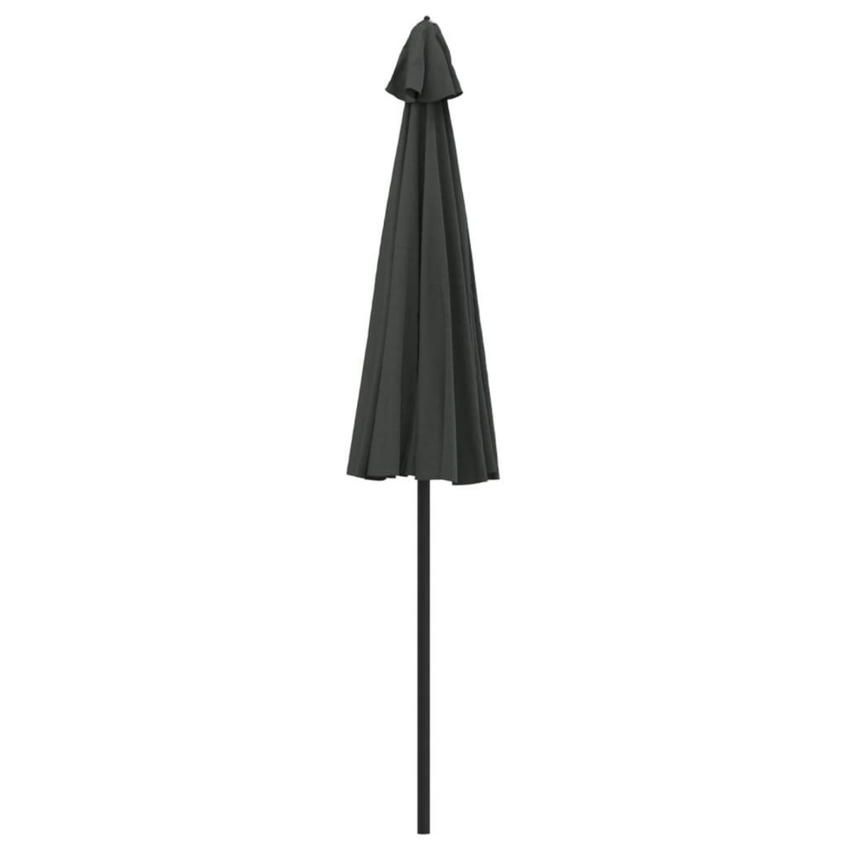 VIDAXL Parasol d'exterieur avec mat en aluminium 270 cm Anthracite