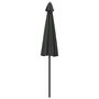 Voir la diapositive 4 : VIDAXL Parasol d'exterieur avec mat en aluminium 270 cm Anthracite