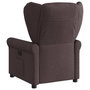 Voir la diapositive 5 : VIDAXL Fauteuil inclinable Marron fonce Tissu