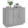 Voir la diapositive 4 : VIDAXL Buffet Sonoma gris 92x35x75 cm Bois d'ingenierie