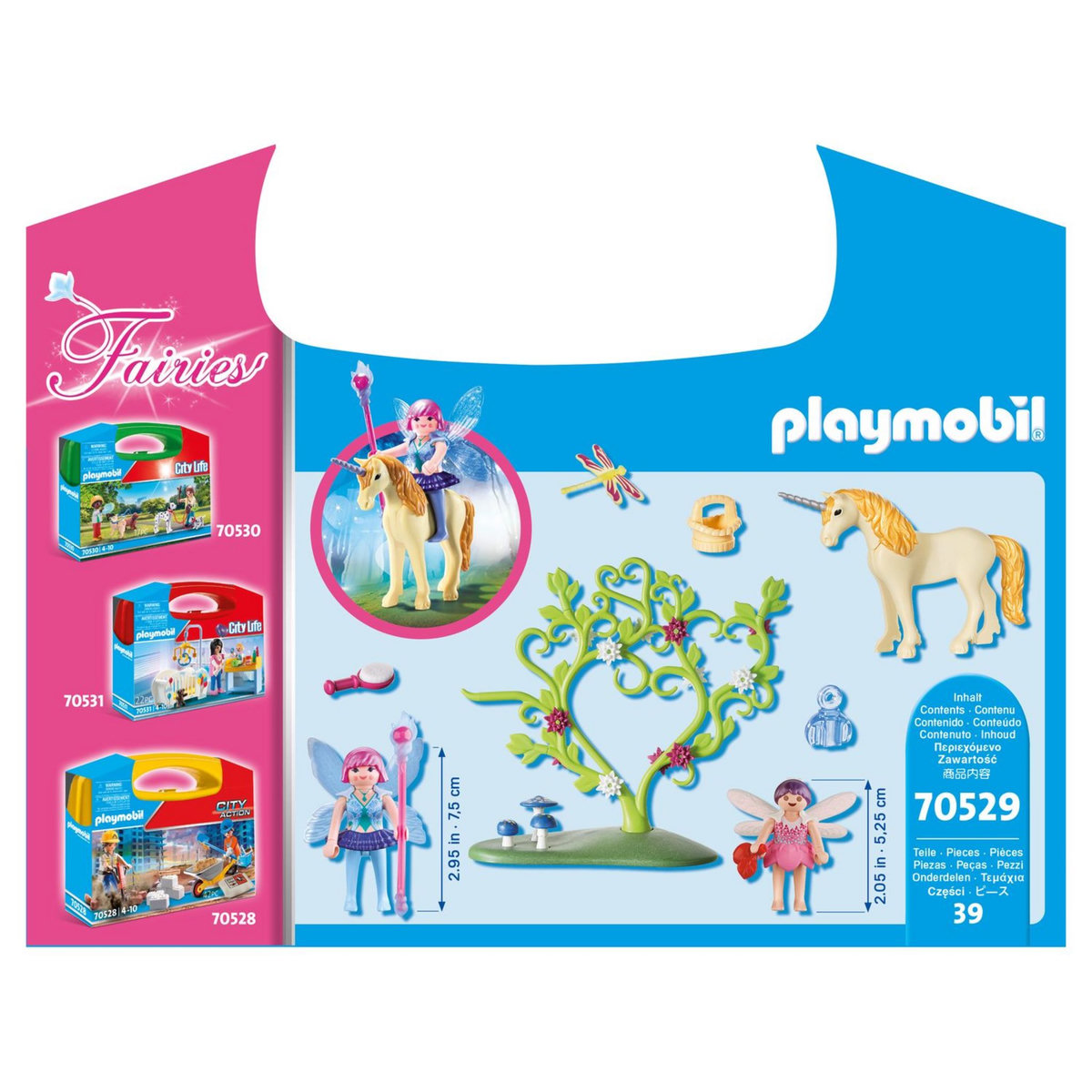 PLAYMOBIL 70529 - Fairies - Valisette Fées et licorne