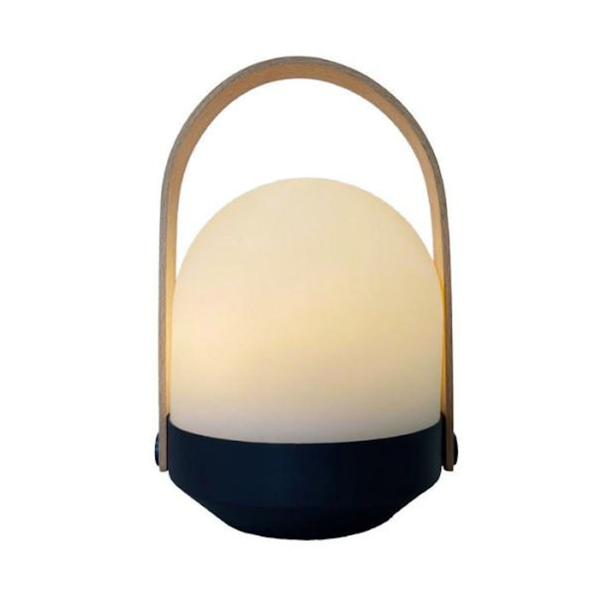 Lumisky Baladeuse sans fil - LUMISKY - AURA - LED blanc chaud dimmable - Poignée bambou - Rechargeable - H27 cm