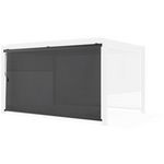 Habitat et Jardin Store pergola bioclimatique - 367 x 208 cm - Gris anthracite