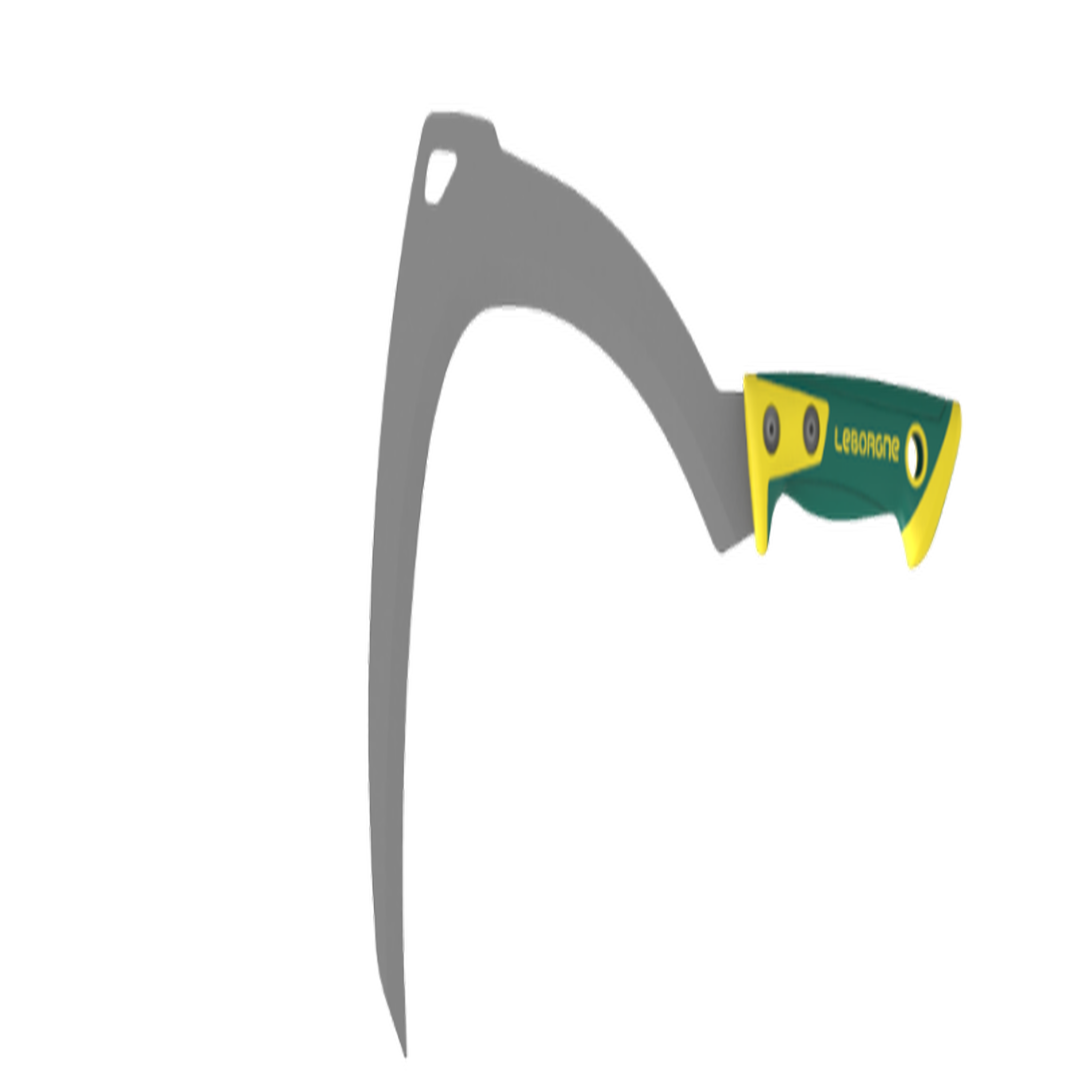 Leborgne Faucille à broussailles coudée 50 cm Duopro manche bi-matière