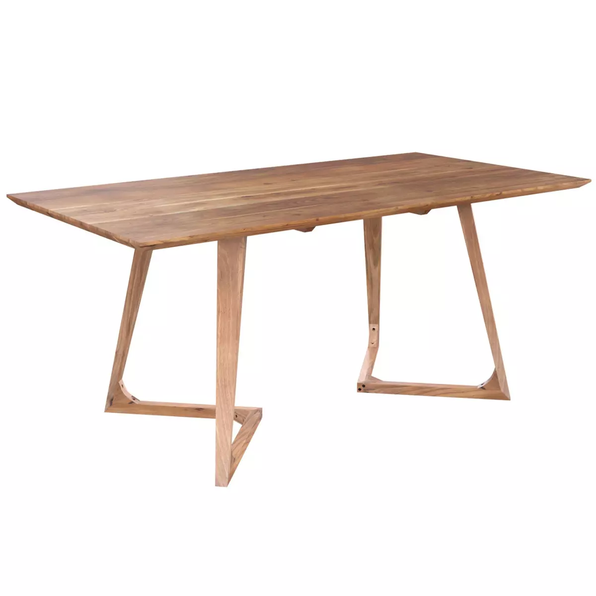 Rendez vous déco Table rectangulaire Pita 6 personnes en bois 175 cm