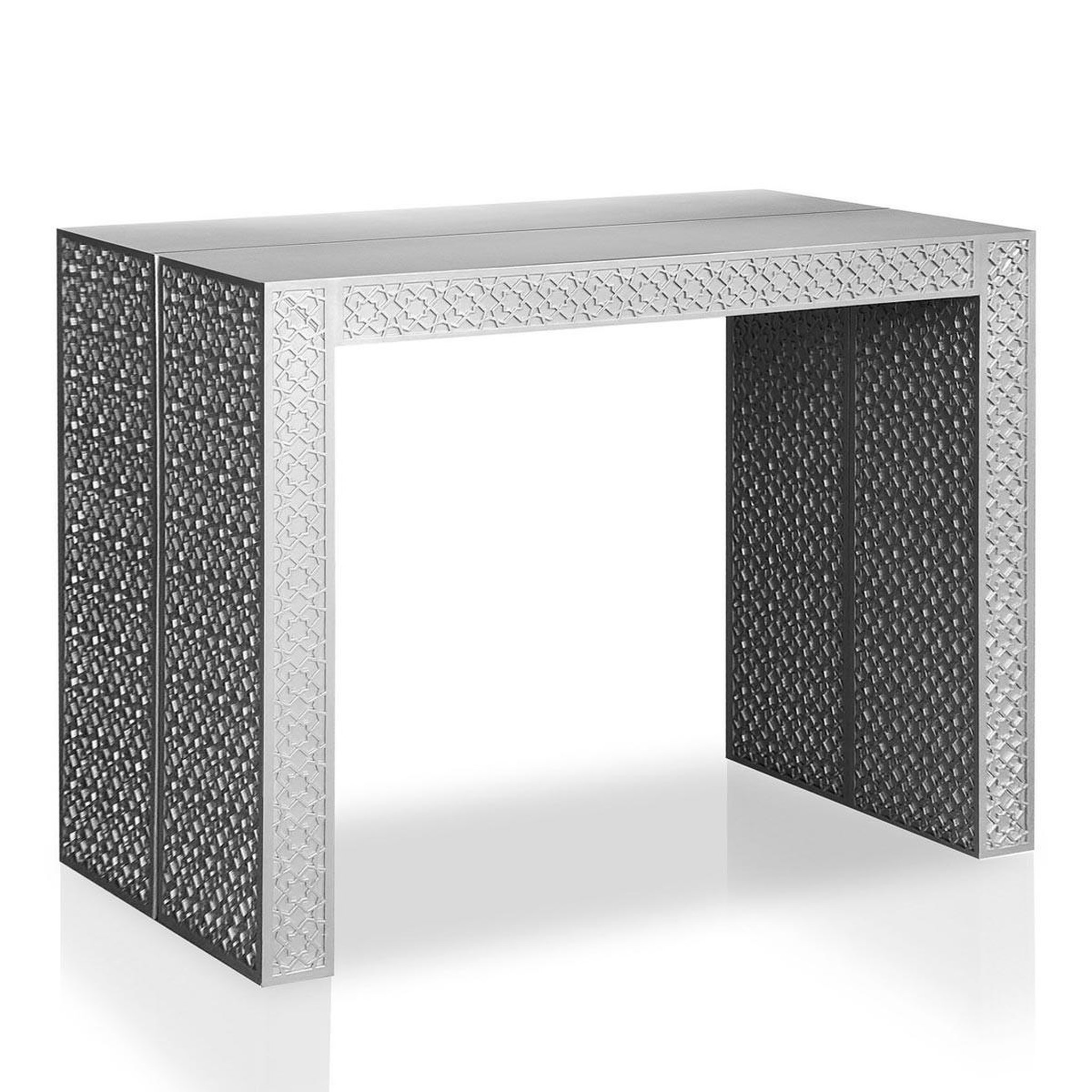 Paris Prix Table console extensible  orient  50-200cm gris