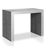 Paris Prix Table Console Extensible  Orient  50-200cm Gris