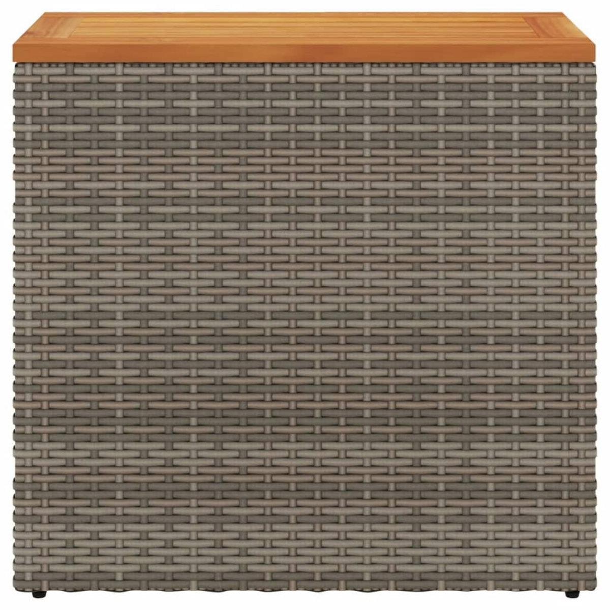 VIDAXL Table d'appoint de jardin dessus en bois gris 58x27,5x55 cm