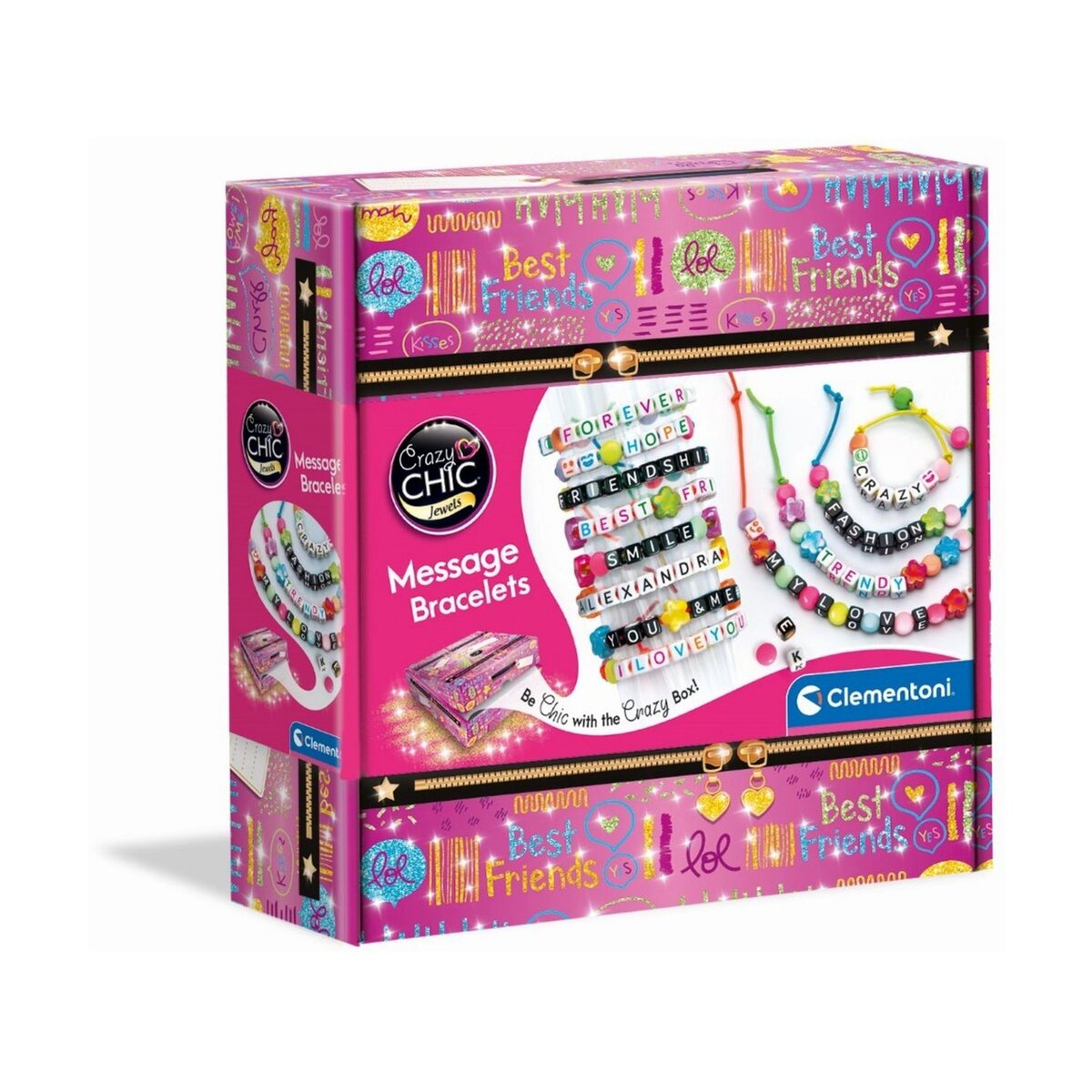CLEMENTONI Bracelets à messages