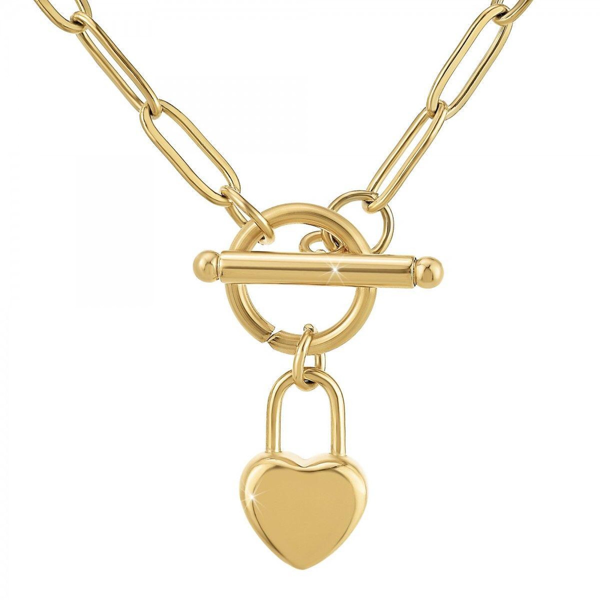 SC BOHEME Collier coeur par SC Bohème en acier inoxydable