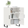 Voir la diapositive 4 : VIDAXL Buffet Blanc brillant 69,5x34x90 cm Bois d'ingenierie