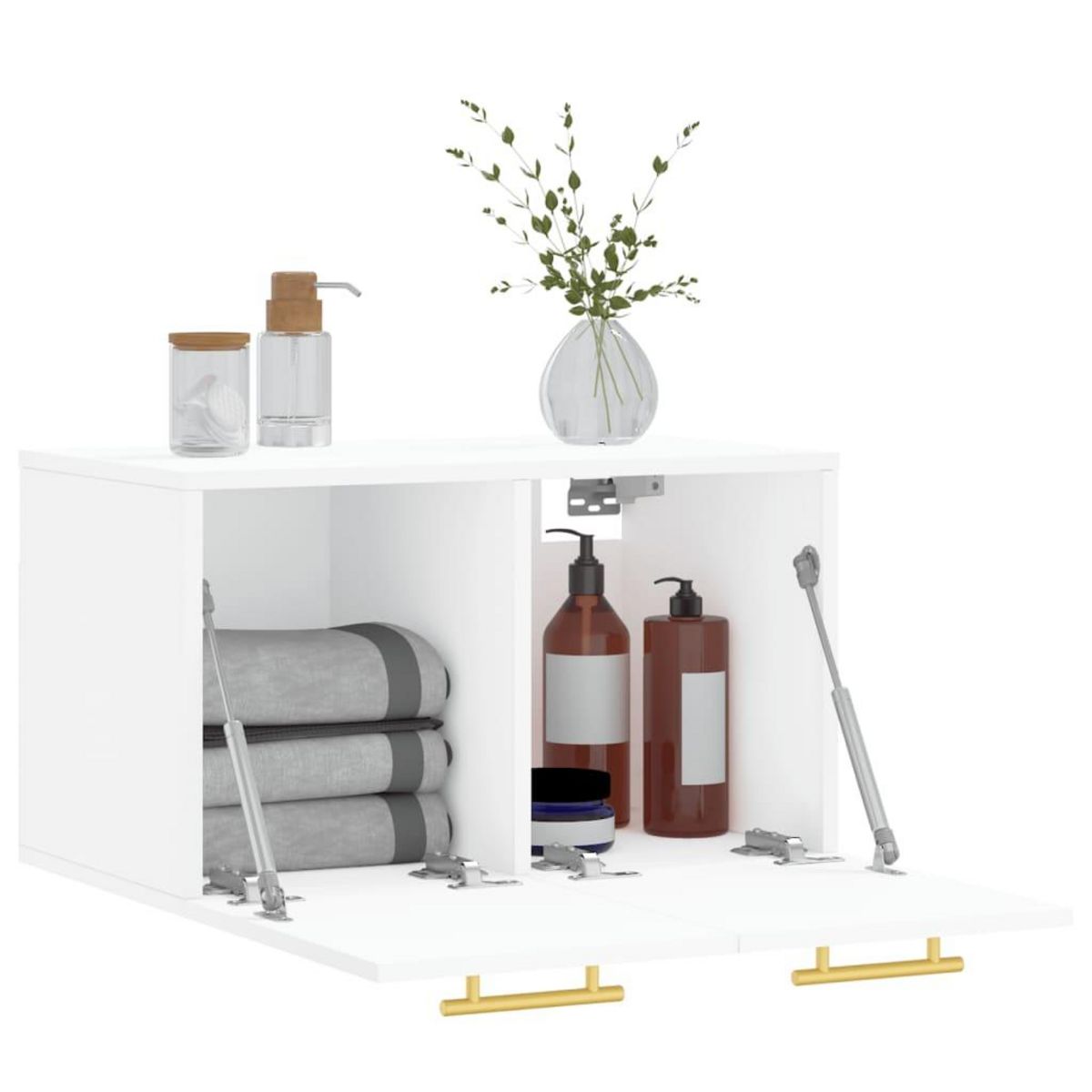 VIDAXL Armoire murale Blanc 60x36,5x35 cm Bois d'ingenierie