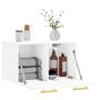 Voir la diapositive 4 : VIDAXL Armoire murale Blanc 60x36,5x35 cm Bois d'ingenierie