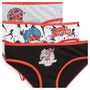 Voir la diapositive 4 : Miraculous Lot de 5 culottes fille