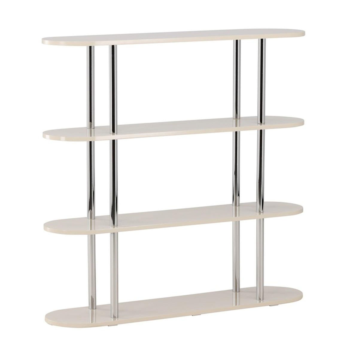Paris Prix Étagère Design 4 Niveaux  Zino  120cm Blanc