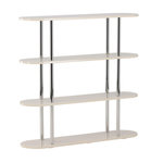 Paris Prix Étagère Design 4 Niveaux  Zino  120cm Blanc