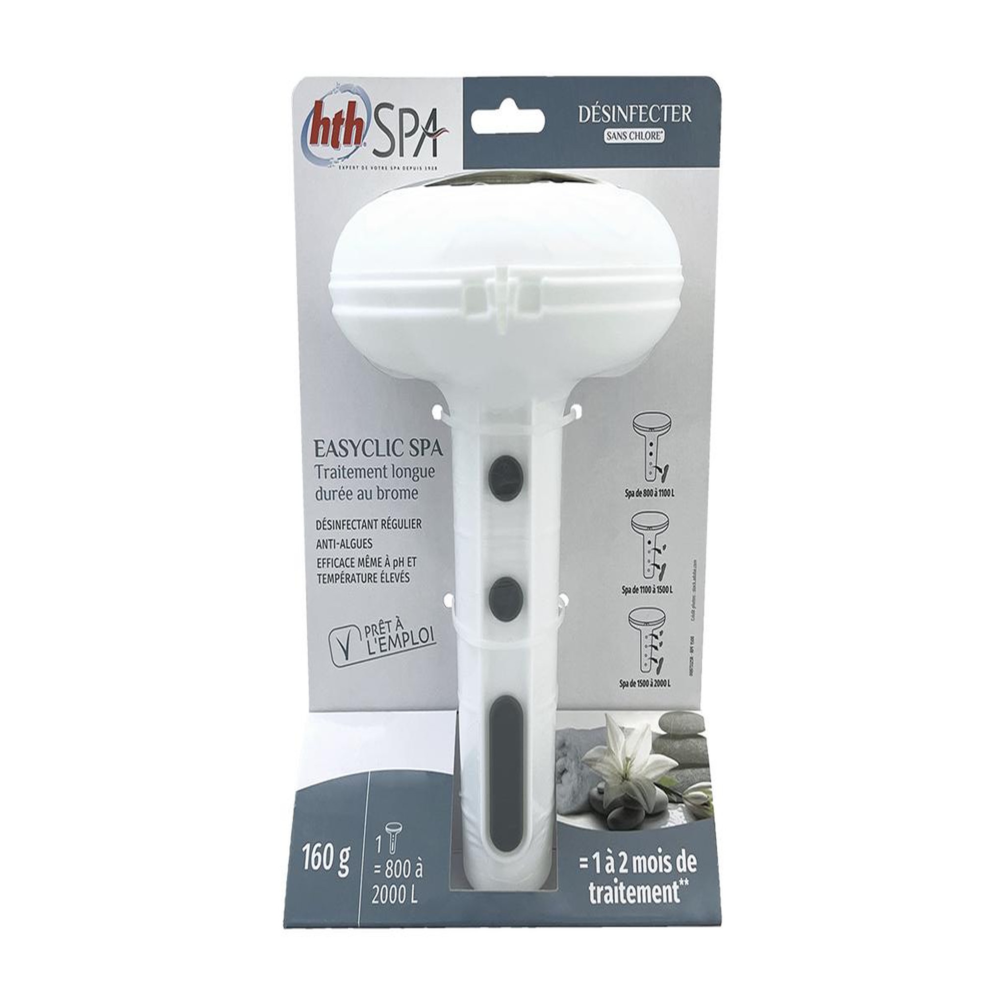 Voir la diapositive 2 : HTH Brome pour spa en diffuseur flottant EasyClic - HTH