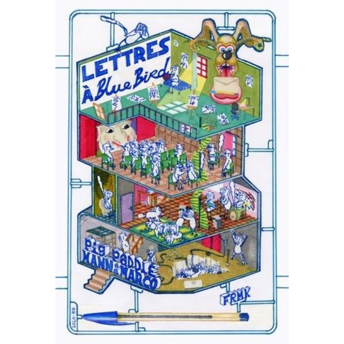 LETTRES A BLUE BIRD, Pig Paddle Mannimarco
