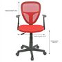 Voir la diapositive 2 : IDIMEX Chaise de bureau pour enfant STUDIO