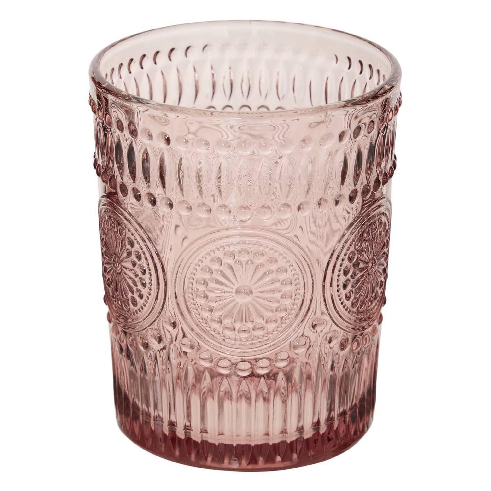 Voir la diapositive 2 : SECRET DE GOURMET Lot de 6 verres bas  ina  30cl rose
