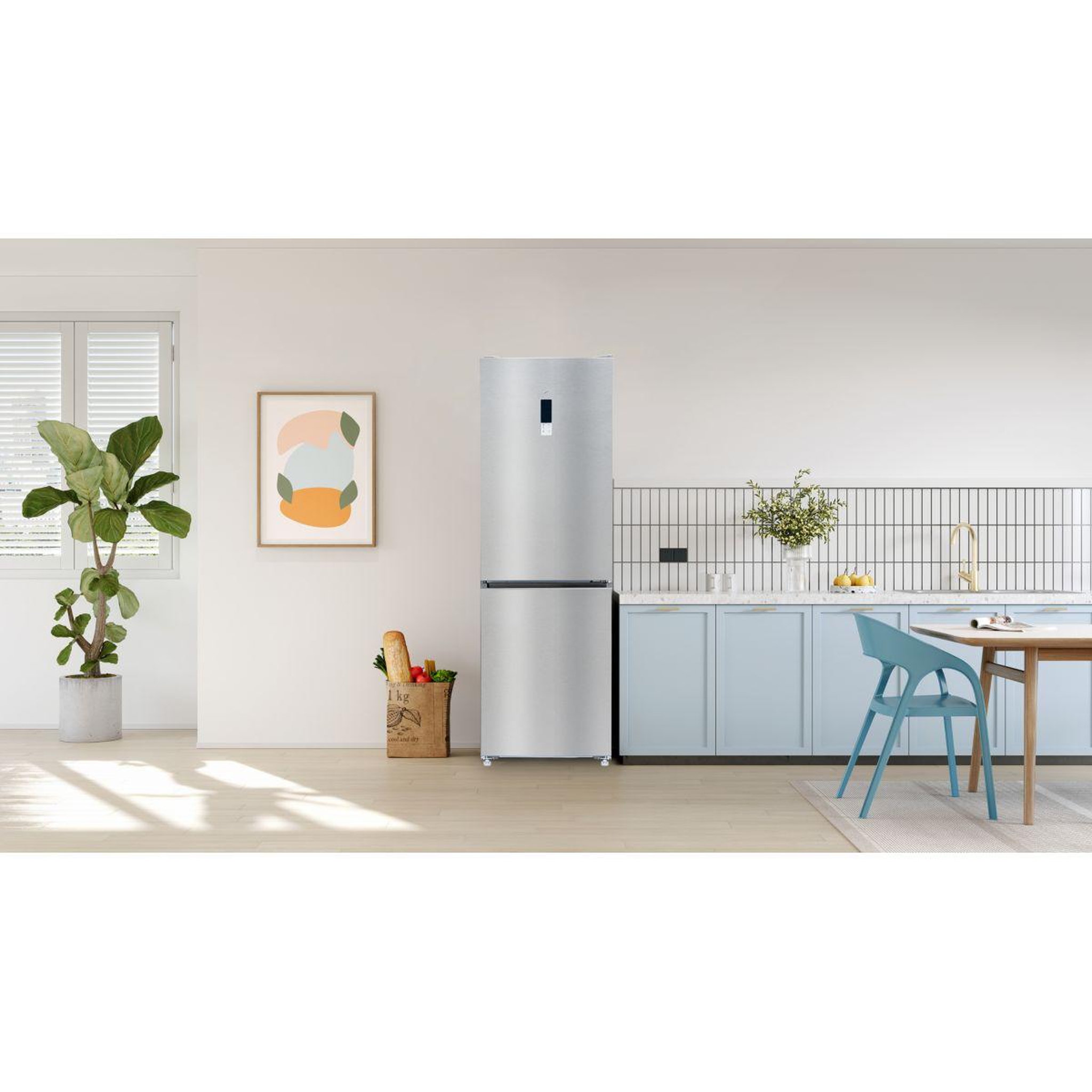 Voir la diapositive 4 : TCL Réfrigérateur combiné rp409bid0