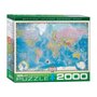 Eurographics Puzzle 2000 pièces : Carte du monde