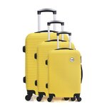 LES P'TITES BOMBES LPB LPB LUGGAGE - Set de 3 Valises MUNICH 77 cm 4 Roues. Coloris disponibles : Rose