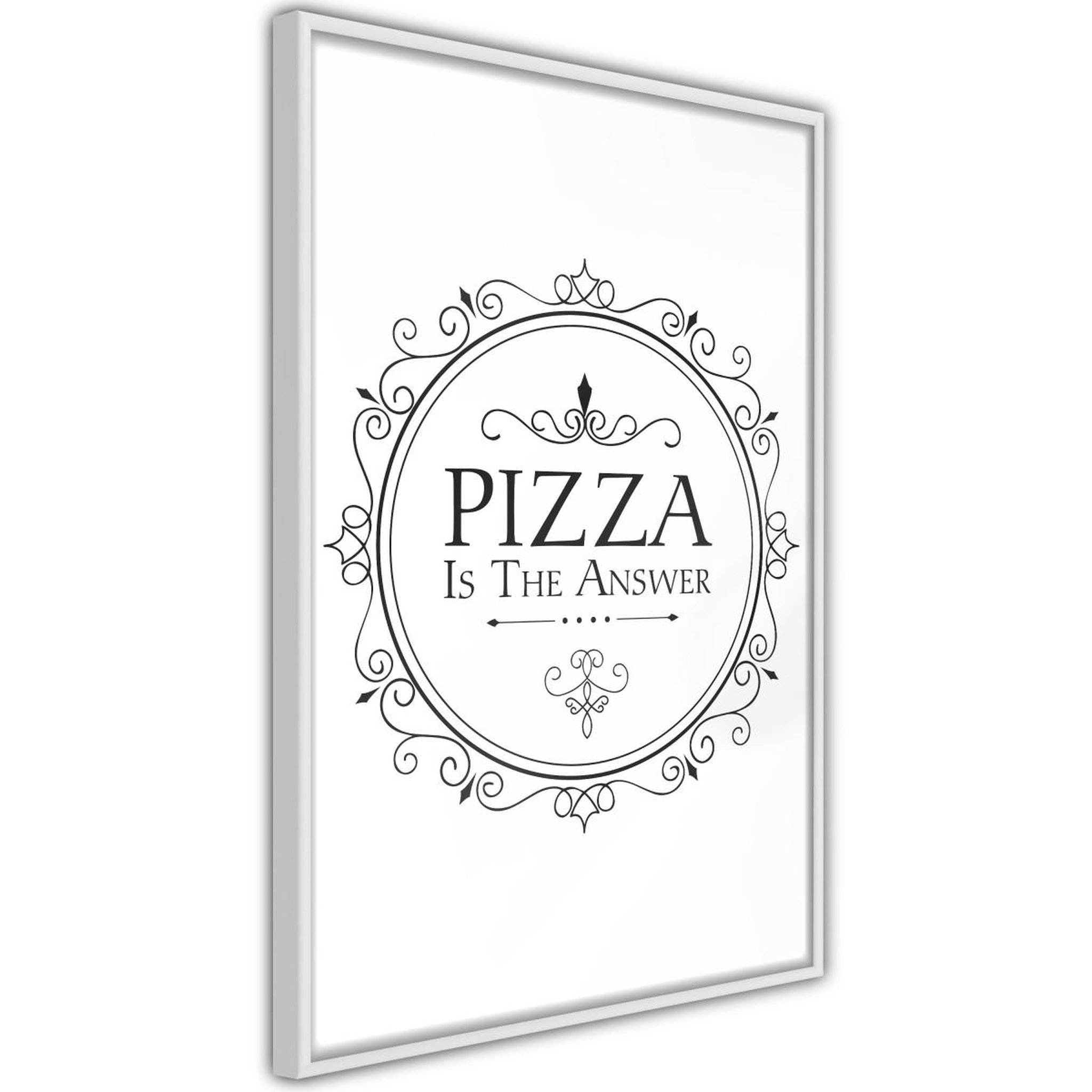 Paris Prix Affiche Murale Encadrée  Pizza