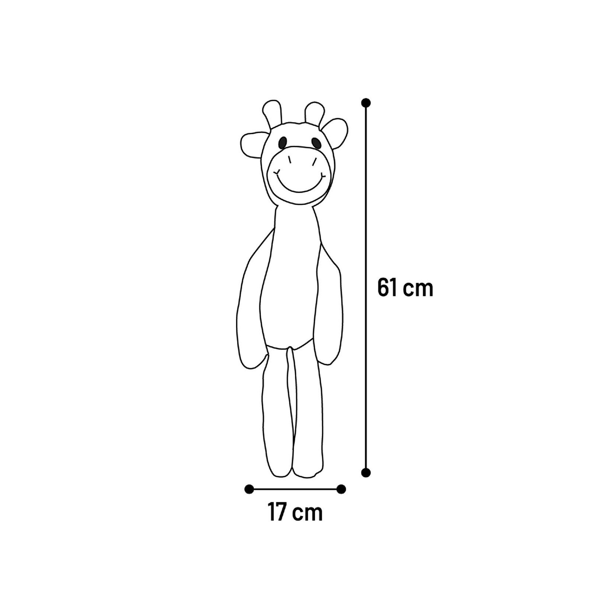 Voir la diapositive 3 : Eden Jeu sonore pour chien garfa la girafe en peluche