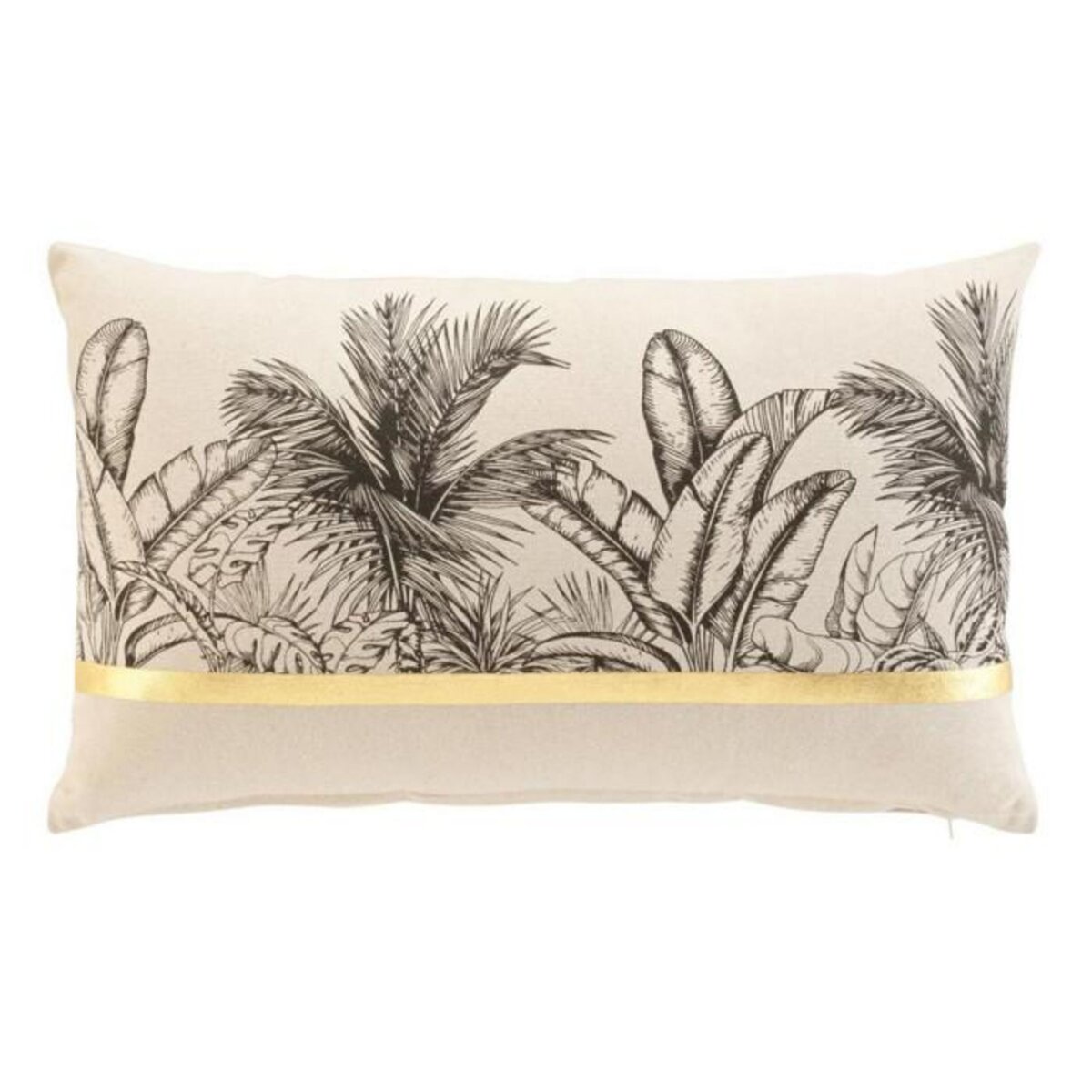 Paris Prix Coussin Déco Imprimé  Papaya  30x50cm Naturel