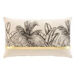 Paris Prix Coussin Déco Imprimé  Papaya  30x50cm Naturel