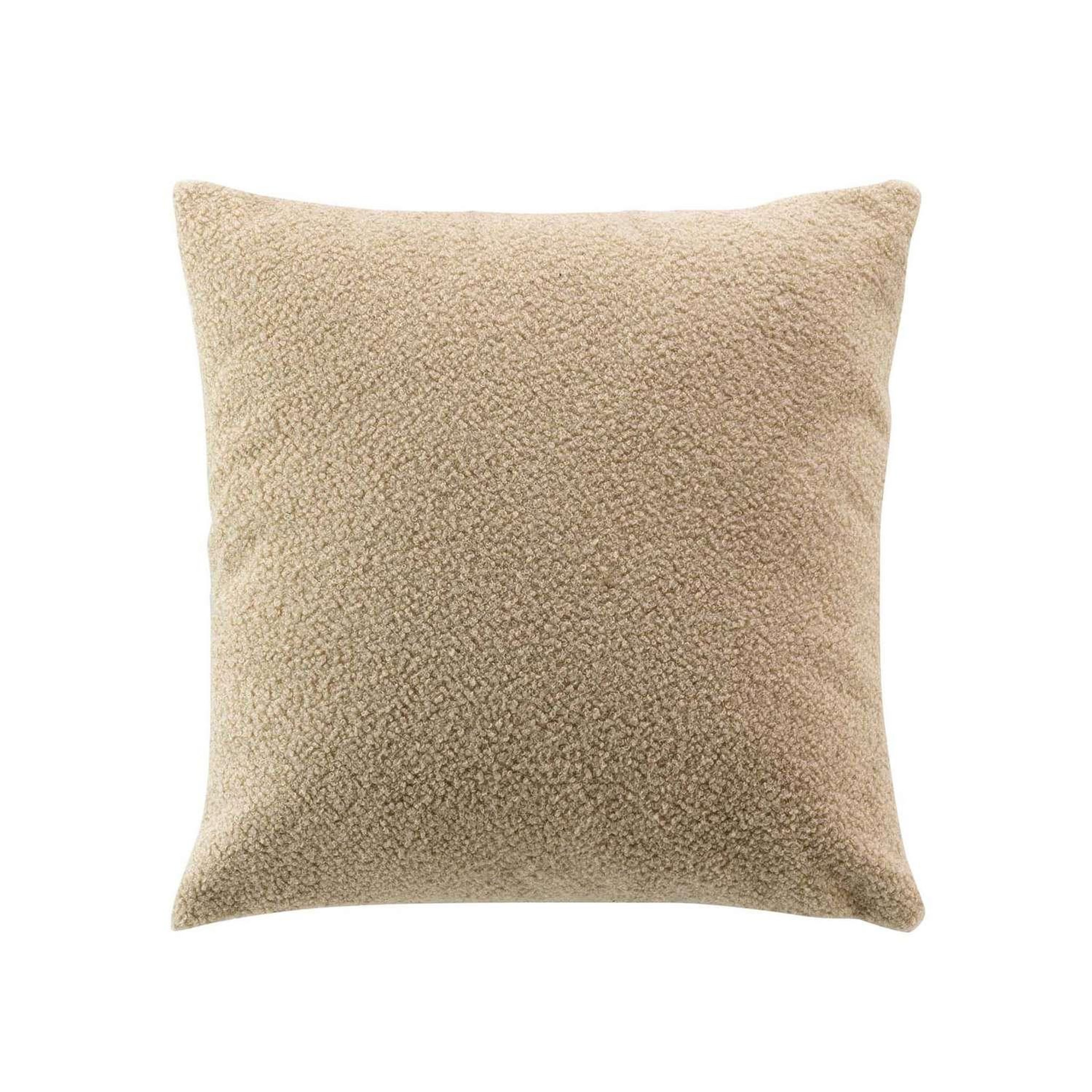 Voir la diapositive 1 : Douceur d'Intérieur Coussin déhoussable en bouclette unie beli
