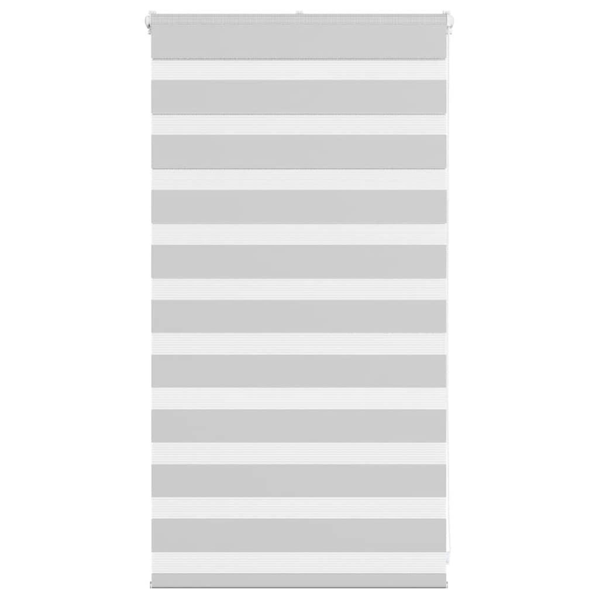 VIDAXL Store zebre gris clair largeur du tissu 80,9 cm polyester
