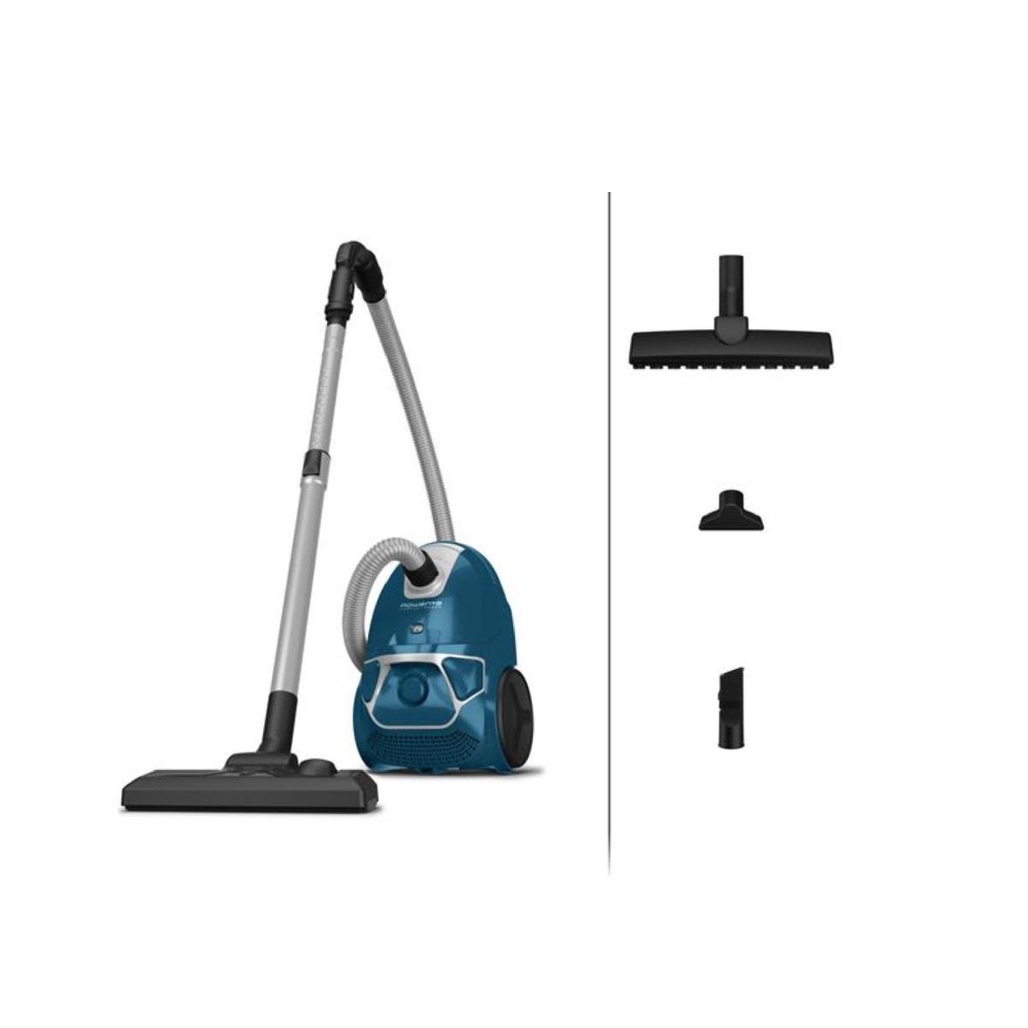 Voir la diapositive 4 : ROWENTA Aspirateur traineau 79db bleu - ro3950ea