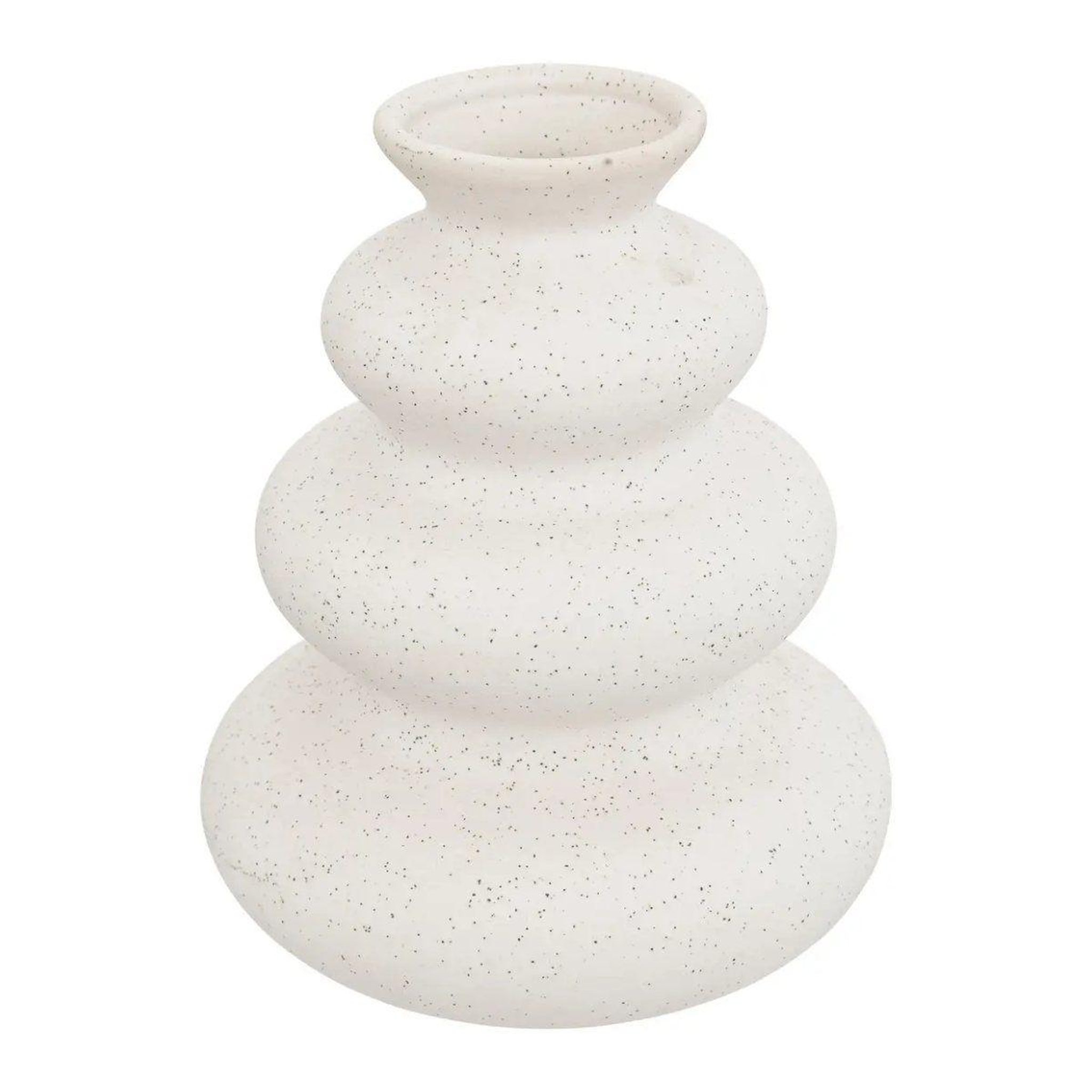 ATMOSPHERA Vase en céramique  olme  20cm blanc