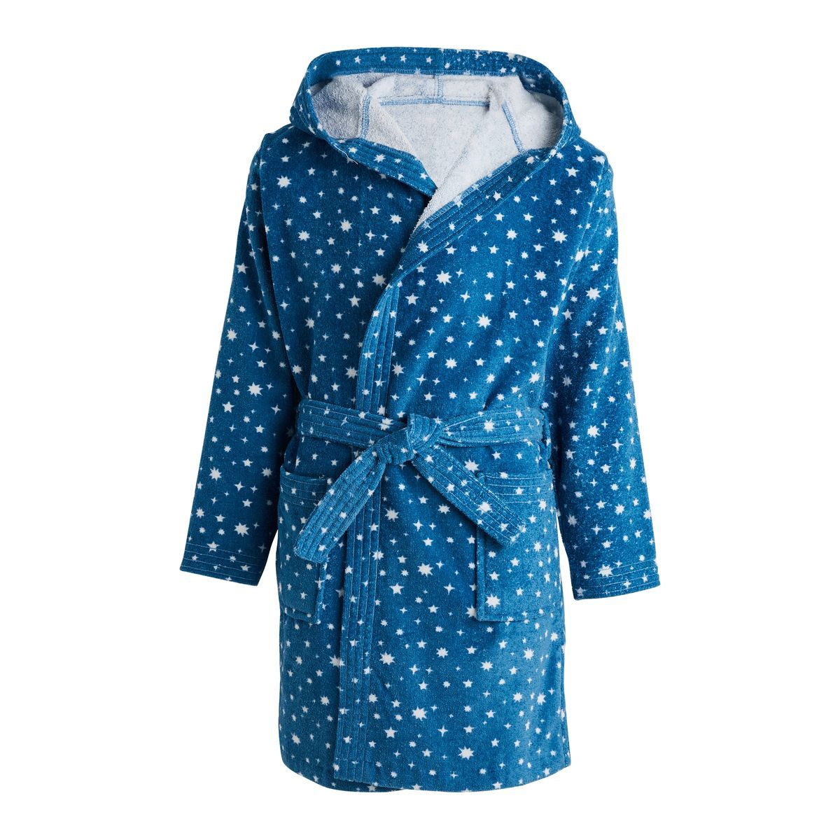 ACTUEL Peignoir fantaisie enfant en coton étoiles 360 g/m²