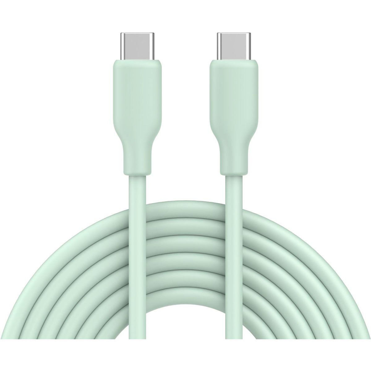 ESSENTIEL B Câble de charge vers USB-C silicone 2M Vert