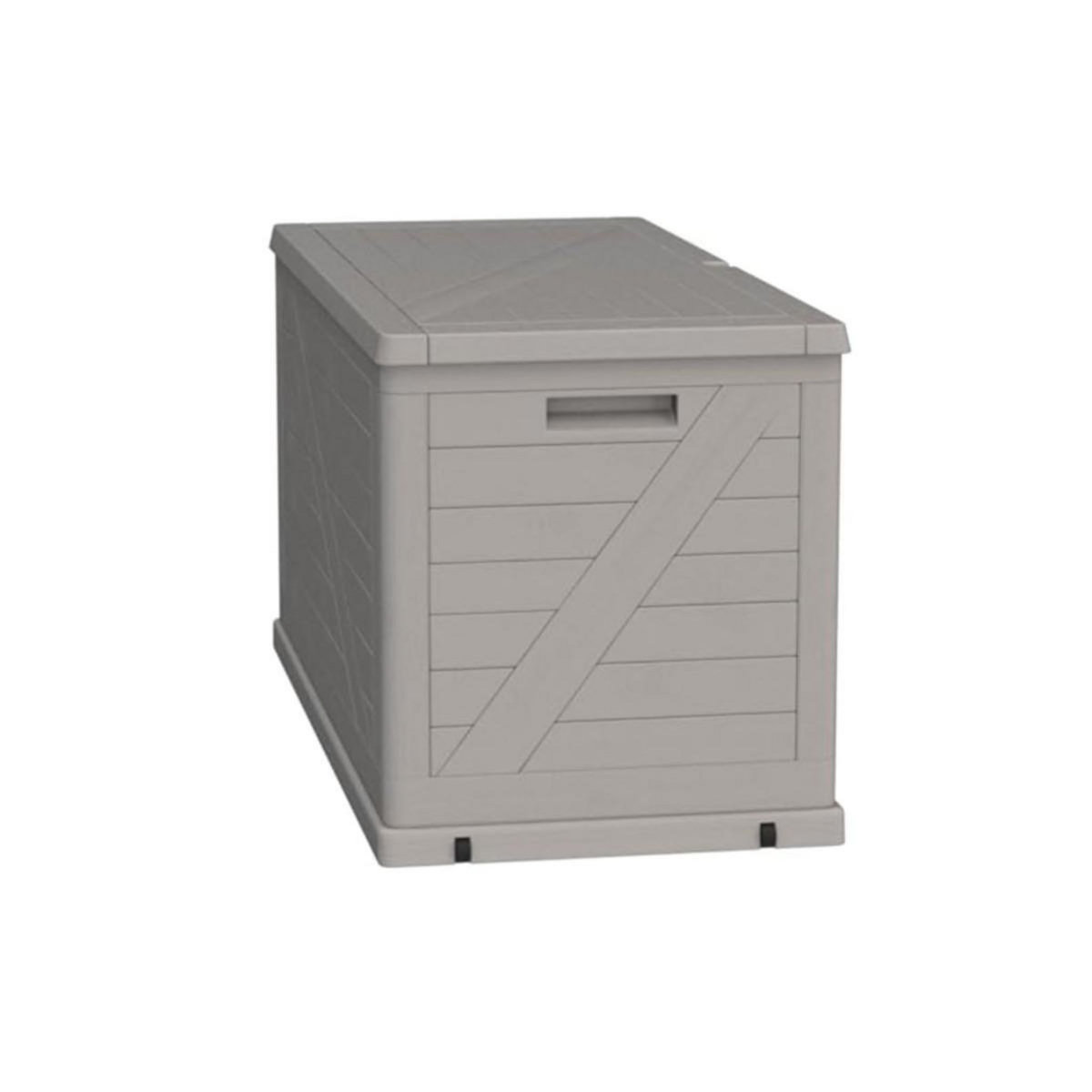 Toomax Coffre de rangement 420L 120x57x63 cm Effet bois Résine TOOMAX