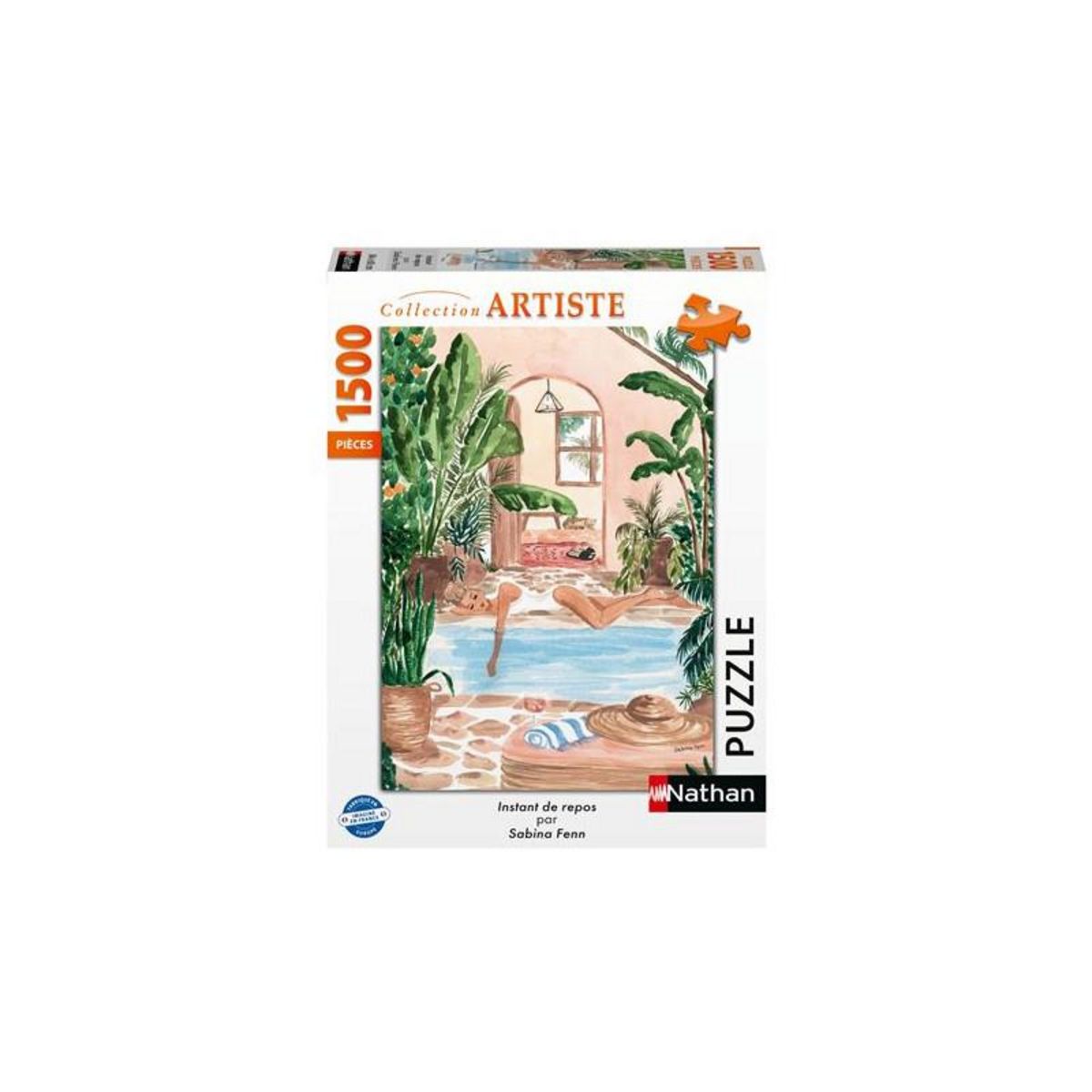 Nathan Puzzle 1500 pièces Nathan Instant de repos