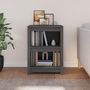 Voir la diapositive 3 : VIDAXL Bibliotheque Gris 50x35x68 cm Bois de pin massif