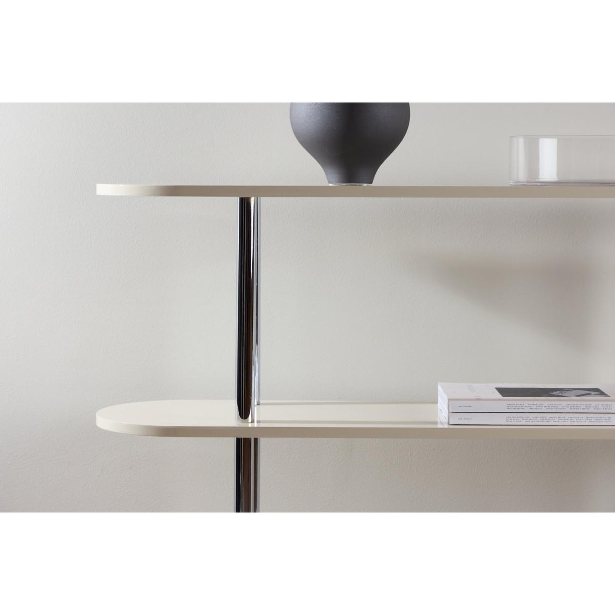 Voir la diapositive 6 : Paris Prix Étagère design 4 niveaux  zino  120cm blanc